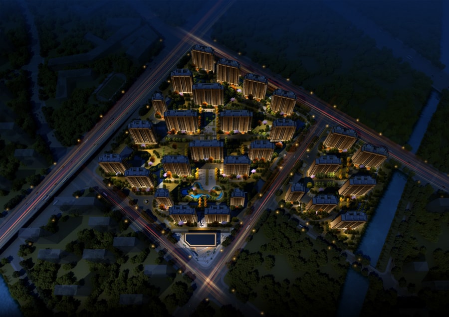 苏州洛克公园59三期泛光照明工程